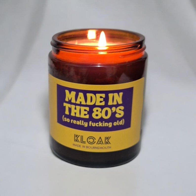 Made in the 80's (so really fucking old) Candle