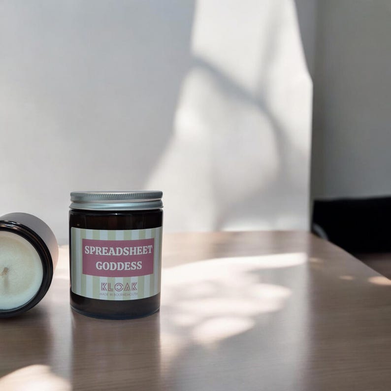 Spreadsheet Goddess Candle