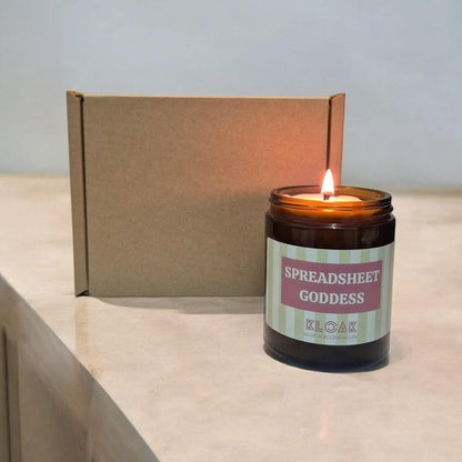 Spreadsheet Goddess Candle