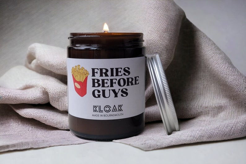 Fries Before Guys Candle