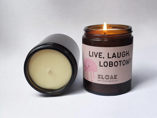 Live, Laugh, Lobotomy Candle