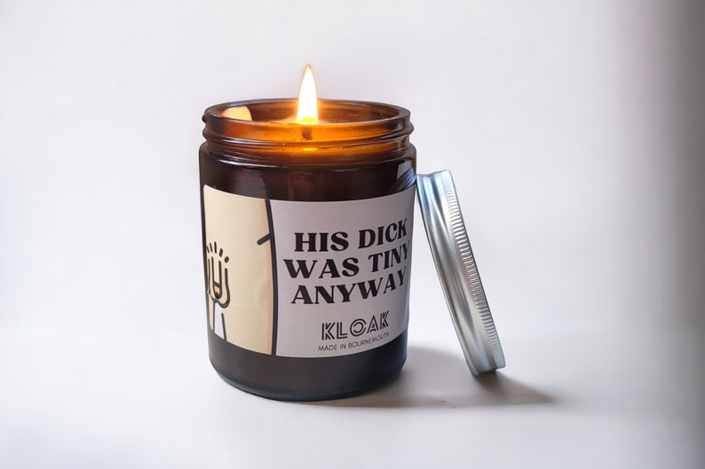 His Dick was Tiny Anyway Candle