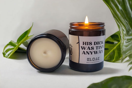 His Dick was Tiny Anyway Candle