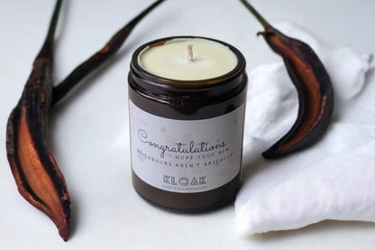 Congratulations I Hope Your New Neighbours Aren't Arseholes Candle