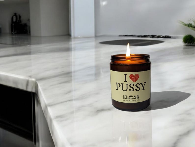 I Love Pussy Candle