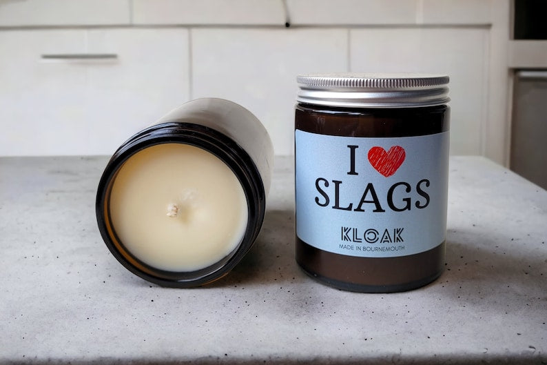 I Love Slags Candle