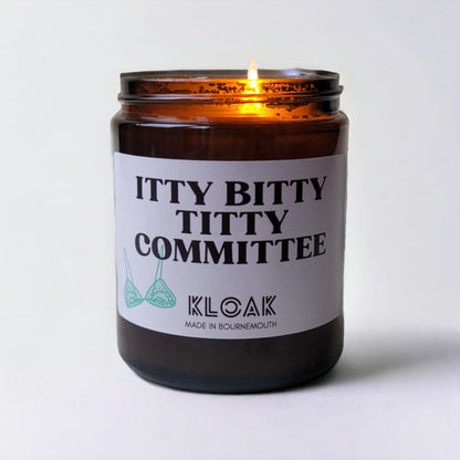 Itty Bitty Titty Committee Candle