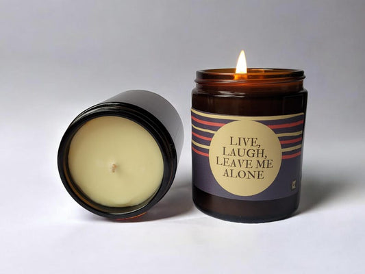 Live, Laugh, Leave Me Alone Candle