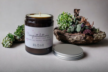 Congratulations I Hope Your New Neighbours Aren't Arseholes Candle