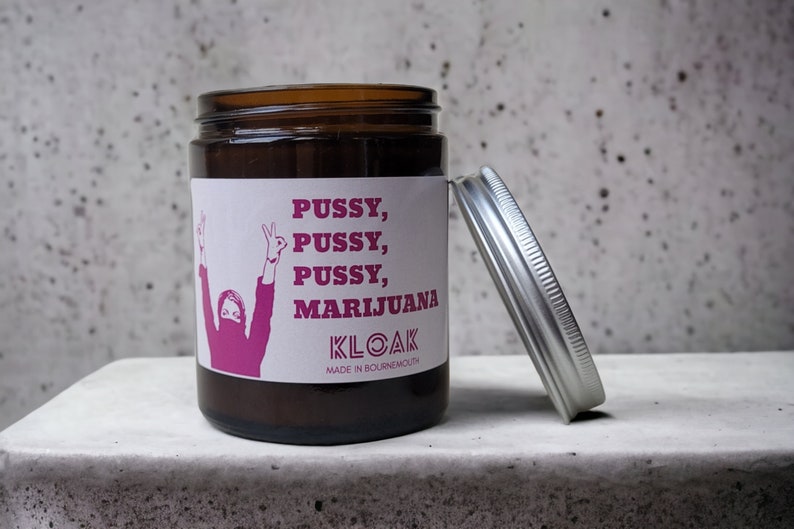 Pussy Pussy Pussy Marijuana Candle