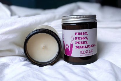 Pussy Pussy Pussy Marijuana Candle