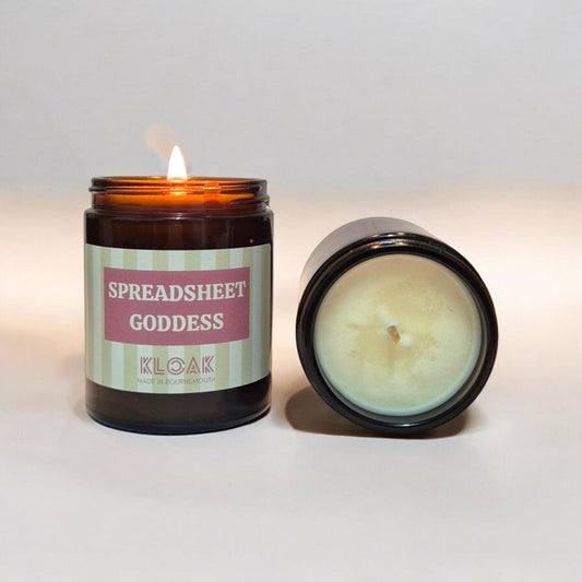 Spreadsheet Goddess Candle