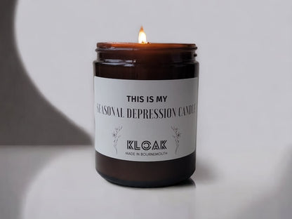 This is my Seasonal Depression Candle