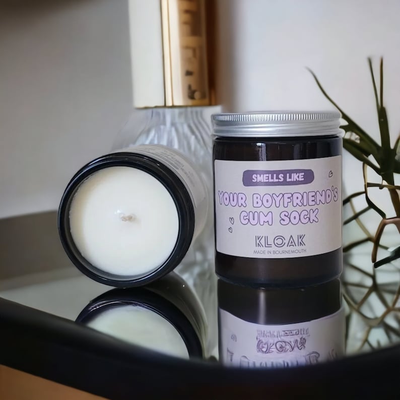 Your Boyfriend's Cum Sock Candle